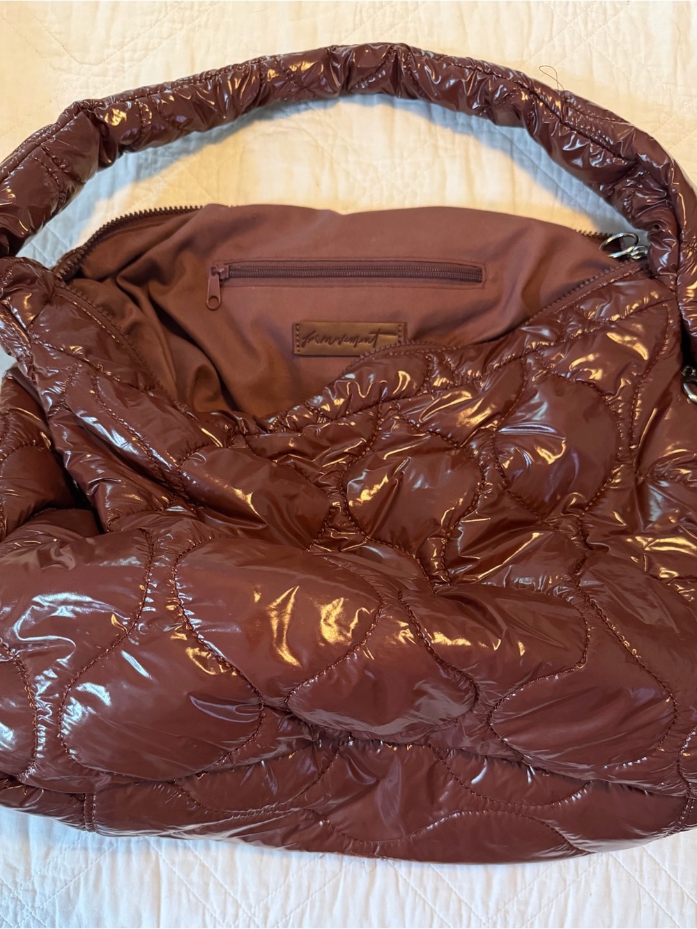 FP Movement by Free People Surplus Shine Bag in Nutshell Brown - Picture 2 of 2